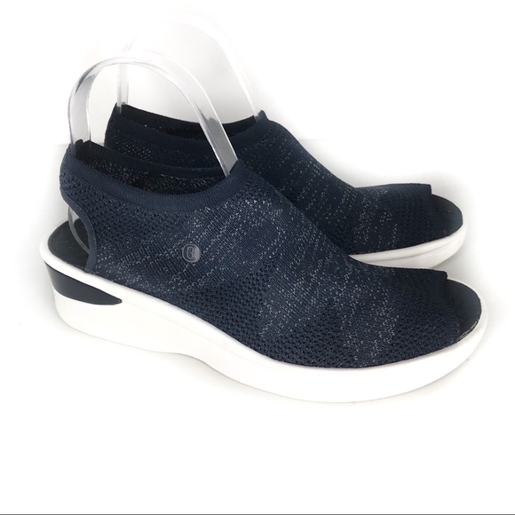 Bzees | Shoes | Bzees Navy Secret Slingback Sandal Slip On | Poshmark